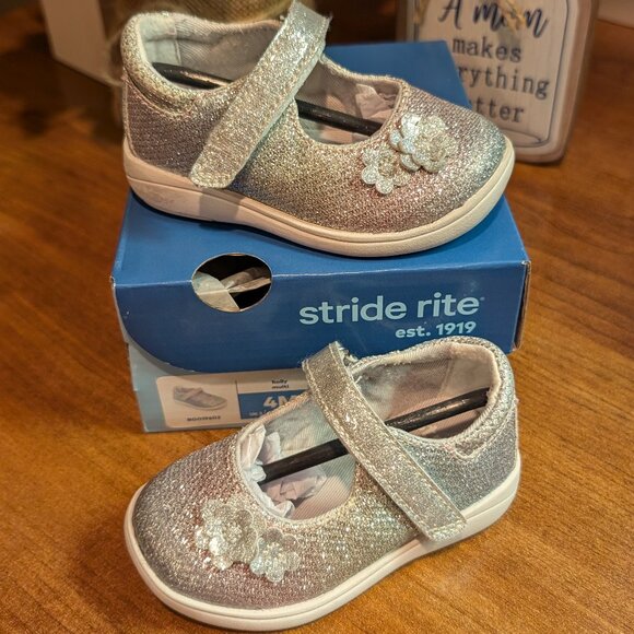 Stride Rite Holly Mary Jane Rainbow Multi size 4 Medium - Picture 1 of 8